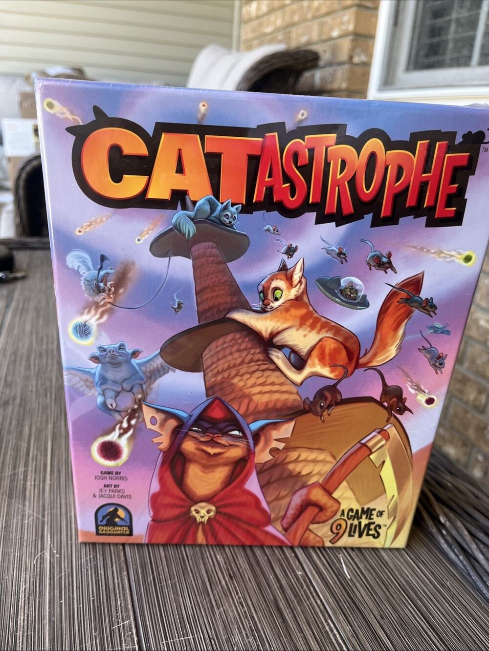 CATastrophe A Game of 9 Lives Board Game NEW Sealed
